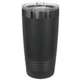 GREIF 20oz Ghost Black ION-Plated Tumbler with Slider Lid