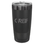 GREIF 20oz Ghost Black ION-Plated Tumbler with Slider Lid