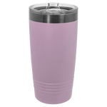 GREIF Polar Camel 20 oz. Moody Lilac/Ghost Black ION-Plated Ringneck Tumbler with Slider Lid