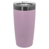 GREIF Polar Camel 20 oz. Moody Lilac/Ghost Black ION-Plated Ringneck Tumbler with Slider Lid