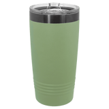 GREIF Polar Camel 20 oz. Summer Sage/Ghost Black ION-Plated Ringneck Tumbler with Slider Lid