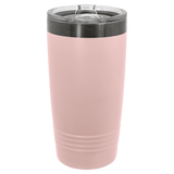 GREIF Polar Camel 20 oz. Blush/Ghost Black ION-Plated Ringneck Tumbler with Slider Lid