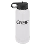 GREIF 32oz Ghost Black ION-Plated Water Bottle