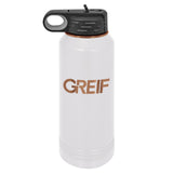 GREIF 32oz Rose Gold ION-Plated Water Bottle