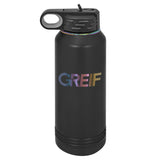 GREIF 32oz Prismatic Effect ION-Plated Water Bottle