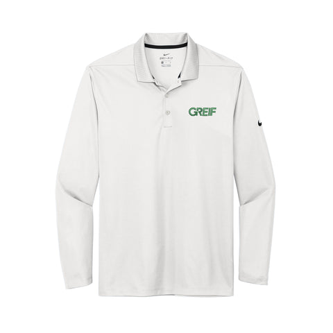 Greif® - Nike® LONG-SLEEVE Dri-FIT Micro Pique 2.0 Polo with EMB Logo