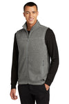 The North Face® Sweater Fleece Vest with Greif EMB Logo