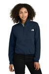 The North Face® Women's Double-Knit 1/2-Zip Fleece with Greif EMB Logo