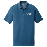 DEV Nike®- Dri-FIT Hex Textured Polo with GREIF EMB logo - Mens