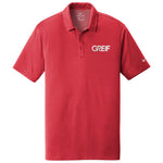 DEV Nike®- Dri-FIT Hex Textured Polo with GREIF EMB logo - Mens