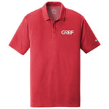 DEV Nike®- Dri-FIT Hex Textured Polo with GREIF EMB logo - Mens