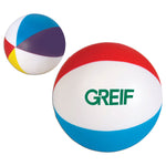Greif® Stress Reliver Beach Ball with Printed Logo (MIN 200)