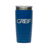 Greif® - Stainless Steel Vacuum-Insulated 20 oz Tumbler with Slider Lid (Buy-Just-1)