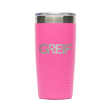 Greif® - Stainless Steel Vacuum-Insulated 20 oz Tumbler with Slider Lid (Buy-Just-1)