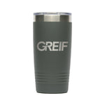 Greif® - Stainless Steel Vacuum-Insulated 20 oz Tumbler with Slider Lid (Buy-Just-1)