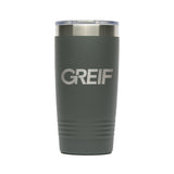 Greif® - Stainless Steel Vacuum-Insulated 20 oz Tumbler with Slider Lid (Buy-Just-1)