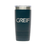 Greif® - Stainless Steel Vacuum-Insulated 20 oz Tumbler with Slider Lid (Buy-Just-1)