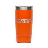 Greif® - Stainless Steel Vacuum-Insulated 20 oz Tumbler with Slider Lid (Buy-Just-1)