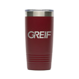 Greif® - Stainless Steel Vacuum-Insulated 20 oz Tumbler with Slider Lid (Buy-Just-1)