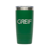 Greif® - Stainless Steel Vacuum-Insulated 20 oz Tumbler with Slider Lid (Buy-Just-1)