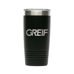Greif® - Stainless Steel Vacuum-Insulated 20 oz Tumbler with Slider Lid (Buy-Just-1)