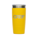 Greif® - Stainless Steel Vacuum-Insulated 20 oz Tumbler with Slider Lid (Buy-Just-1)