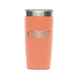 Greif® - Stainless Steel Vacuum-Insulated 20 oz Tumbler with Slider Lid (Buy-Just-1)