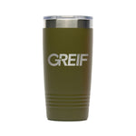 Greif® - Stainless Steel Vacuum-Insulated 20 oz Tumbler with Slider Lid (Buy-Just-1)
