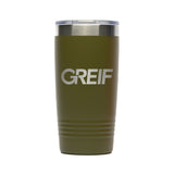 Greif® - Stainless Steel Vacuum-Insulated 20 oz Tumbler with Slider Lid (Buy-Just-1)