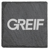 Greif® 6 Piece Slate Coaster Set with Engraved Logo