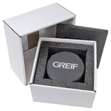 Greif® 4" Round Slate Coaster Set-6 Piece