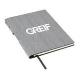 GREIF 6" x 8.5" FSC® Mix Bari Notebook with Pen (MIN 100)