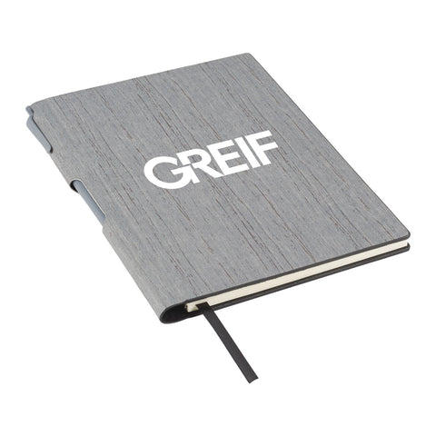 GREIF 6" x 8.5" FSC® Mix Bari Notebook with Pen (MIN 100)