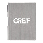 GREIF 6" x 8.5" FSC® Mix Bari Notebook with Pen (MIN 100)