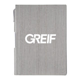 GREIF 6" x 8.5" FSC® Mix Bari Notebook with Pen (MIN 100)