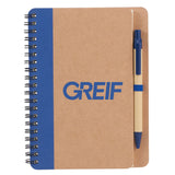 Greif® Value Eco-Friendly Spiral Notebook with Pen (MIN 150)