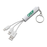 GREIF Route Light Up Logo 3-in-1 Cable (MIN 250)