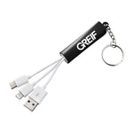 GREIF Route Light Up Logo 3-in-1 Cable (MIN 250)