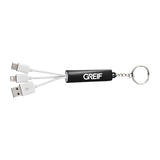 GREIF Route Light Up Logo 3-in-1 Cable (MIN 250)