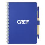 GREIF® 5” x 7” FSC® Mix Spiral Notebook with Pen (MIN 300)
