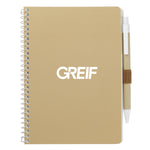 GREIF® 5” x 7” FSC® Mix Spiral Notebook with Pen (MIN 300)