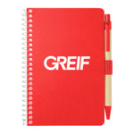 GREIF 4" x 6" FSC® Mix Pocket Spiral Notebook with Pen (MIN 300)
