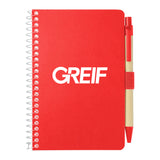 GREIF 4" x 6" FSC® Mix Pocket Spiral Notebook with Pen (MIN 300)