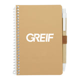 GREIF 4" x 6" FSC® Mix Pocket Spiral Notebook with Pen (MIN 300)