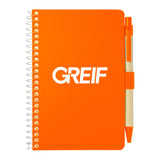 GREIF 4" x 6" FSC® Mix Pocket Spiral Notebook with Pen (MIN 300)