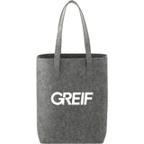 Greif® Recycled Felt Shopper Tote (MIN 100)