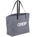 The Goods™ Recycled Felt Shoulder Tote with GREIF Screen Printed Logo (MIN 50)
