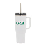 GREIF Thor Value 40oz Eco-Friendly Straw Tumbler with Full Color Print (MIN 50)