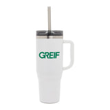 GREIF Thor Value 40oz Eco-Friendly Straw Tumbler with Full Color Print (MIN 50)