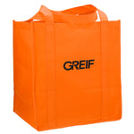 Greif® Hercules Non-Woven Grocery Tote with Printed Logo (MIN 200)